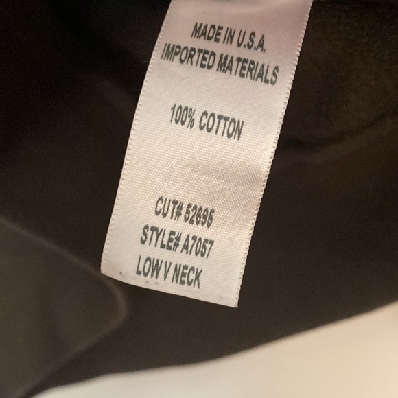 Agolde Cotton Low V-Neck Sweatshirt - Picture 5 of 10